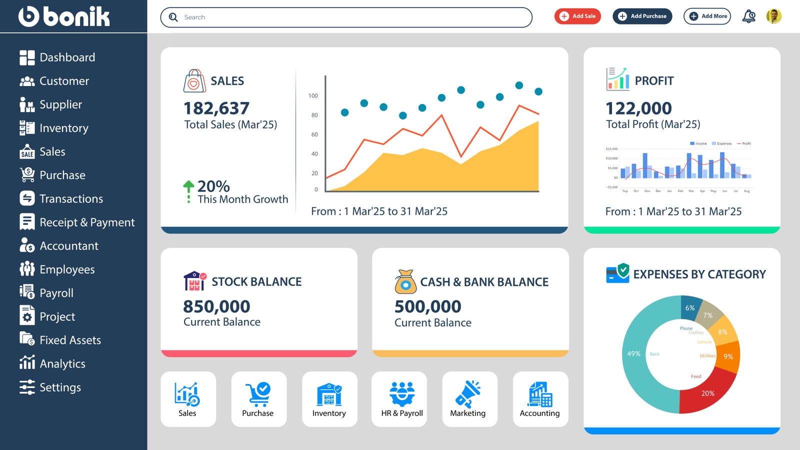 Bonik Dashboard